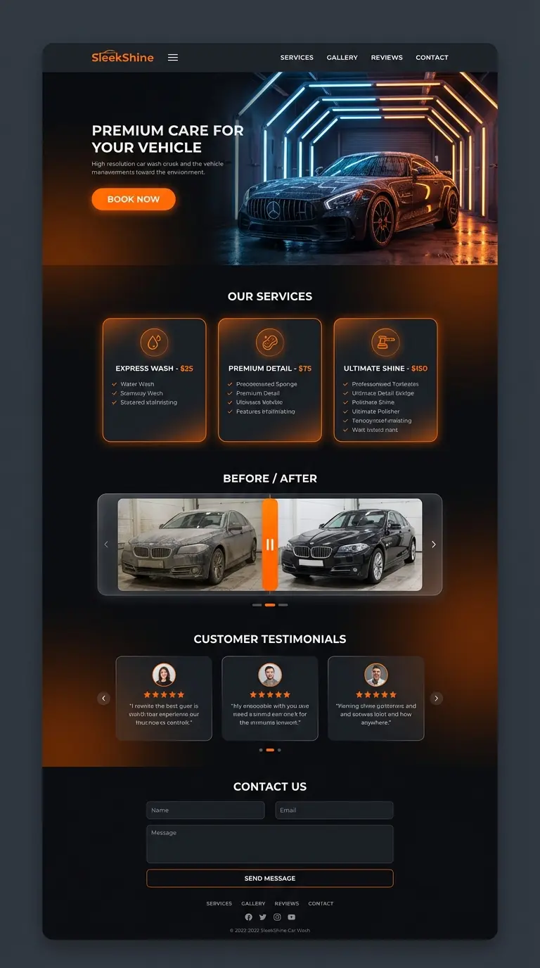 Premium Elite Website Template Design